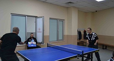 Ceza İnfaz Personeli günü masa tenisi turnuvasıyla kutlandı