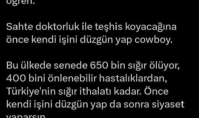 CHP'li vekil Adıgüzel'den Sencer Solakoğlu'na: "Sahte doktorluk ile teşhis koyacağına önce işini yap, sonra siyaset yaparsın"