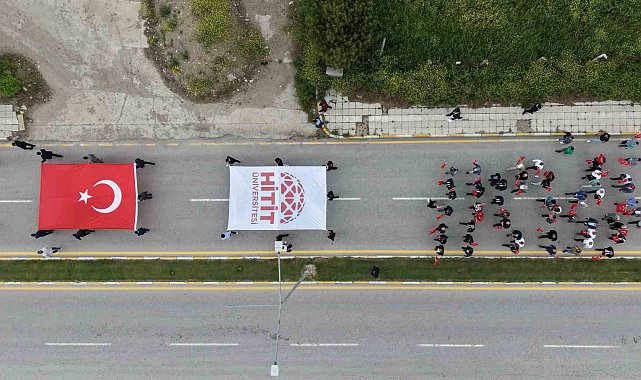 Çorum'da gençlerden "Şehitlere Saygı ve Vefa Yürüyüşü"