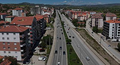 Çorum'da trafik tedbirleri araç yoğunluğunu azalttı