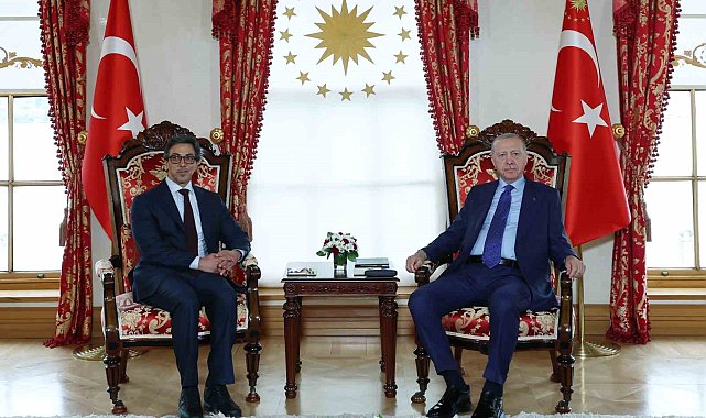 Cumhurbaşkanı Erdoğan, BAE Devlet Başkan Yardımcısı Al Nahyan'ı kabul etti