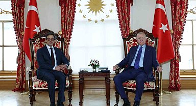 Cumhurbaşkanı Erdoğan, BAE Devlet Başkan Yardımcısı Al Nahyan'ı kabul etti