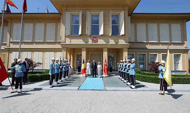 Cumhurbaşkanı Erdoğan, Belçika Kraliçesi Mathilde'yi kabul etti.