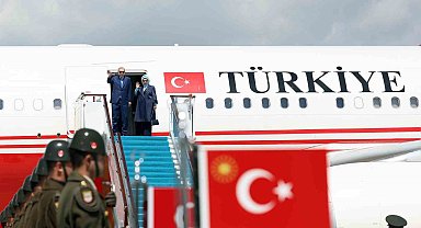 Cumhurbaşkanı Erdoğan Kazakistan'a gitti
