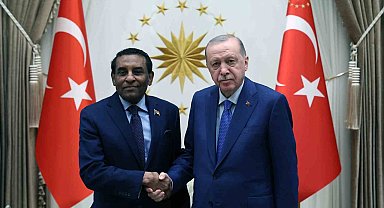 Cumhurbaşkanı Erdoğan, Sudan Başbakanı Kamil İdris'i kabul etti