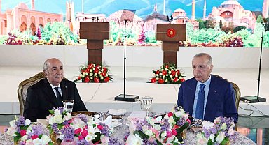Cumhurbaşkanı Erdoğan'dan Cezayir Cumhurbaşkanı Tebbun'a Devlet Nişanı