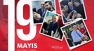 Cumhurbaşkanı Erdoğan'dan 19 Mayıs mesajı