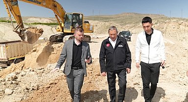 Darende Millet Bahçesi'nde çalışmalar sürüyor