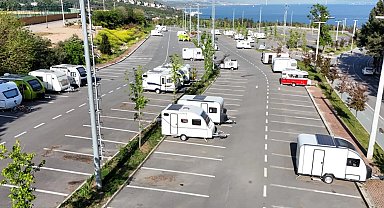 Darıca'da karavan denetimi... Kaydı olmayan karavanlar çekilecek