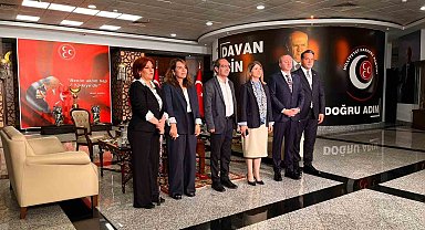 DEM Parti, MHP'ye bayram ziyaretinde bulundu