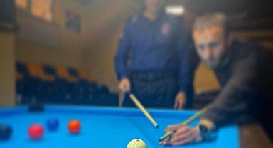 Denetimli serbestlik yükümlülerine bilardo etkinliği