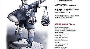 Denizli Büyükşehirin karikatür yarışmasına yoğun ilgi