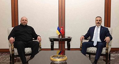 Dışişleri Bakanı Fidan, Ukrayna Ulusal Güvenlik ve Savunma Konseyi Sekreteri Umerov ile görüştü