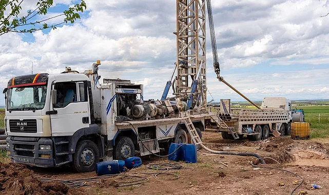 DİSKİ'nin kırsal mahalleleri kapsayan içme suyu yatırımında ilk sondajlar açıldı