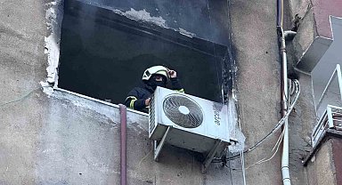 Diyarbakır'da ev yangını: İtfaiye eri yaralandı, 2 kişi dumandan etkilendi