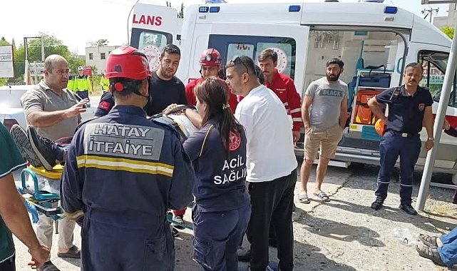 Dörtyol'da trafik kazası: 2 yaralı