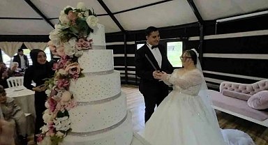Down sendromlu kızın hayali temsili düğünle gerçekleşti