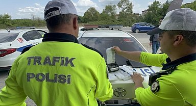 Düzce'de 161 araç trafikten men edildi