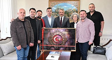Edirne Gazeteciler Derneği'nden Vali Sezer'e ziyaret