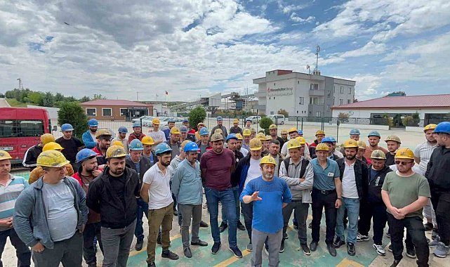 Edirne'de madencilik işçileri maaş ve tazminat iddiasıyla greve çıktı