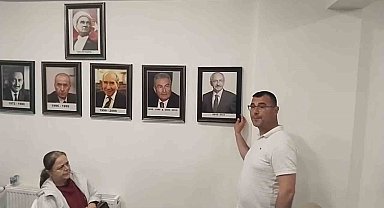 Edirne'de partililer CHP il binası önünde toplandı
