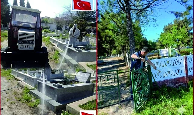 Edirne'de mezarlıklar tamamen yenilendi