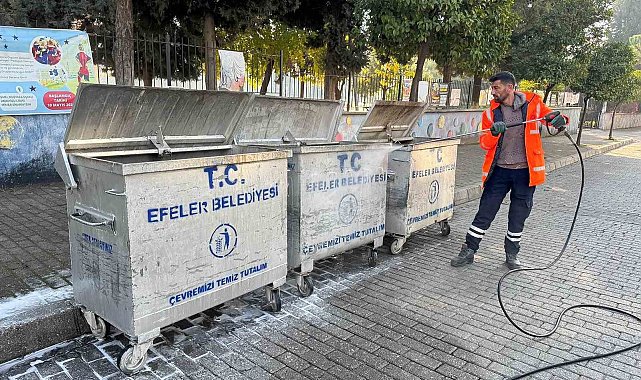 Efeler Belediyesi'nden bayram temizliği