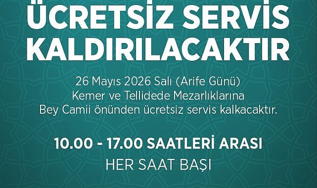 Efeler Belediyesi'nden ücretsiz ulaşım desteği