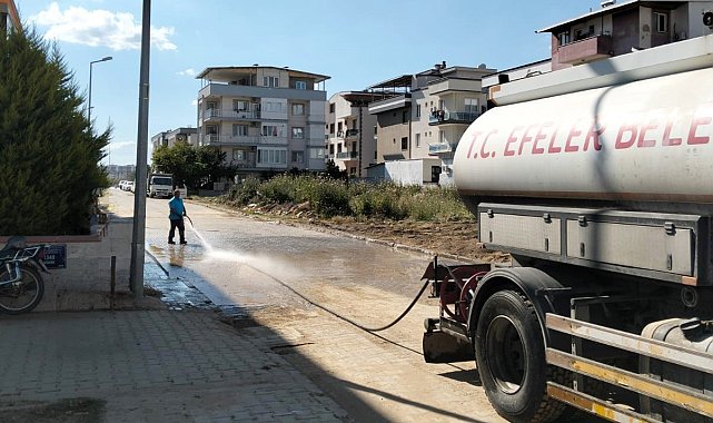 Efeler Belediyesi'nden yaşanan olumsuzluğa hızlı müdahale