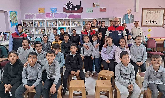 Eğirdir'de öğrencilere su tasarrufu ve gıda güvenliği eğitimi verildi