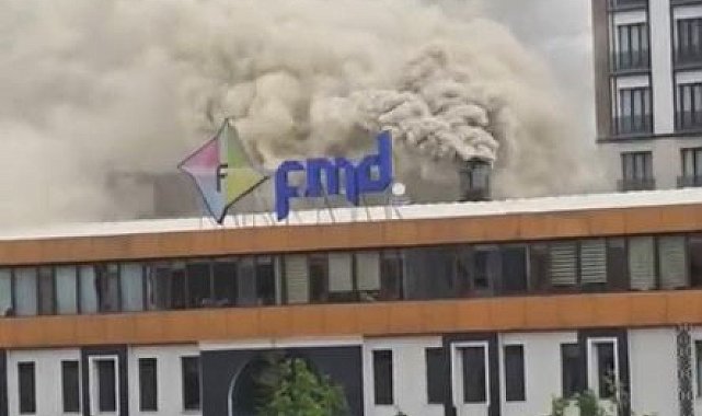 Elazığ'da çıkan baca yangını korkuttu