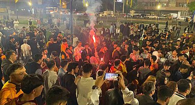 Elazığ'da Galatasaray'ın şampiyonluğu kutlandı