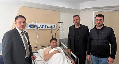 Elektrik akımına kapılan Akar'a ziyaret