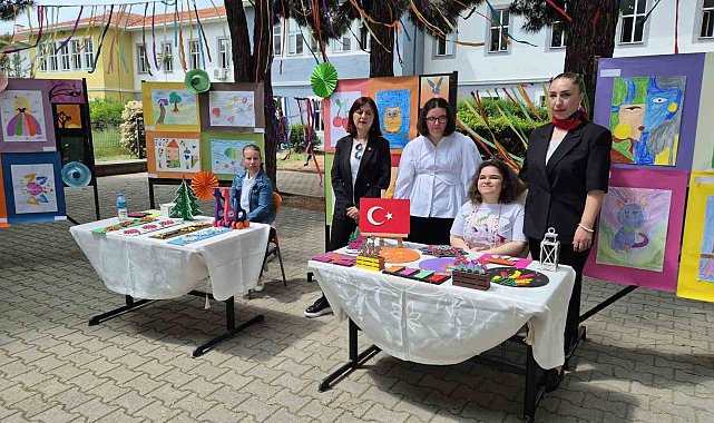 Emek ve sabır bir araya geldi: Özel öğrencilerin el emeği eserleri sergilendi