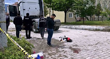 Emet'te tırın ayağının üzerinden geçtiği yaşlı kadın yaralandı