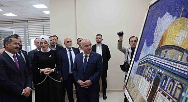 Engelli kursiyerler hünerlerini sergiledi