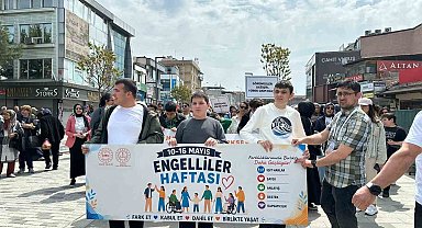 Engelliler Haftası yürüyüş ile başladı