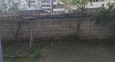 Erciş'te şiddetli yağmur yağışı