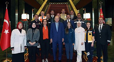 Erdoğan işçi ve işveren temsilcilerini ağırladı