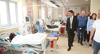 Erzurum Şehir Hastanesi'nde bayramlaşma