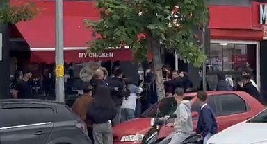 Eskişehir'de cadde ortasında kavga