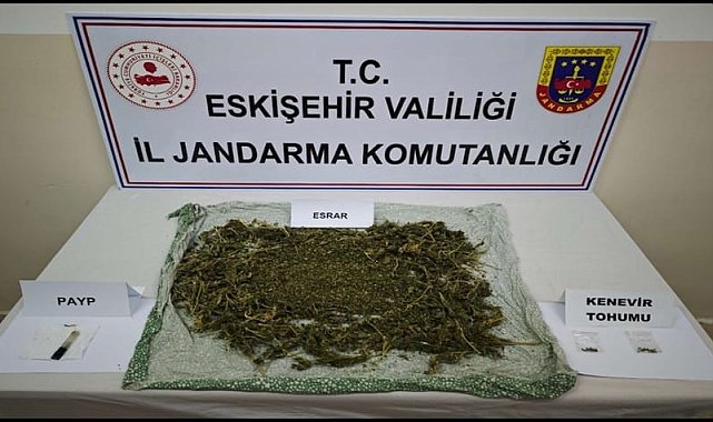 Eskişehir'de jandarmadan uyuşturucu operasyonu