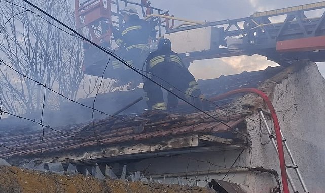 Eskişehir'de müstakil evde korkutan yangın