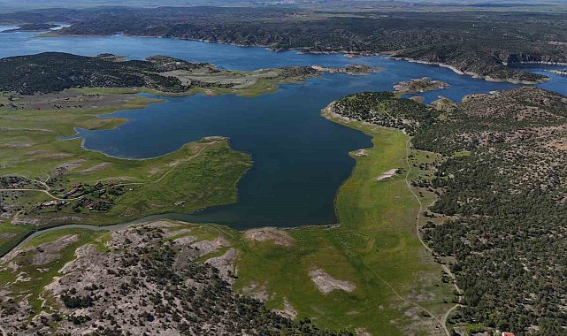 Eskişehir'de yağışlar Porsuk Barajı'na can suyu oldu