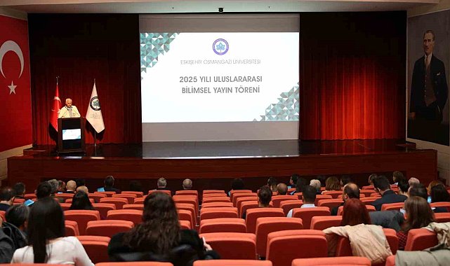 ESOGÜ'den uluslararası bilimsel yayın çalışmaları yapan akademisyenlere teşekkür