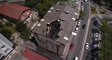 Eyüpsultan'da çatı tamirinden sonra yangın çıktı, daire kullanılamaz hale geldi