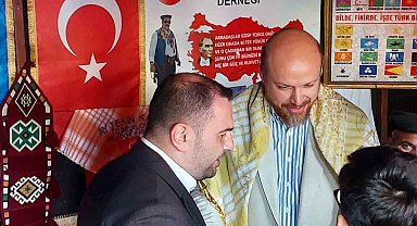 Fenerbahçe taraftarı Bilal Erdoğan'a Aydın'da madalyalı sarı kanarya sürprizi