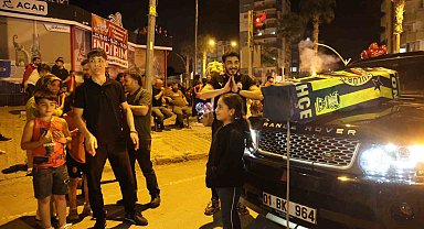 Galatasaray taraftarlarından Fenerbahçe'ye gönderme