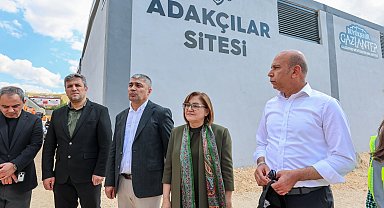 Gaziantep Besi OSB'deki yeni siteye yakın mercek