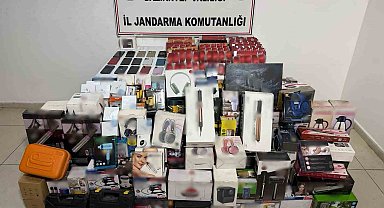 Gaziantep'te 1,2 milyon TL değerinde kaçak malzeme ele geçirildi: 1 gözaltı
